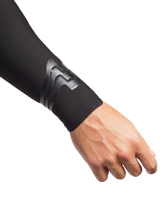 Combinaison de surf homme Competition 3/2 sans fermeture éclair noir