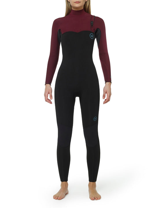 Combinaison de surf femme Limitless 4/3 sans fermeture éclair