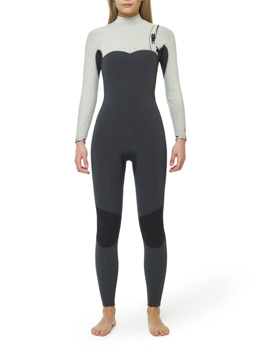 Combinaison de Surf Femme Limitless 4/3 Sans Fermeture Éclair