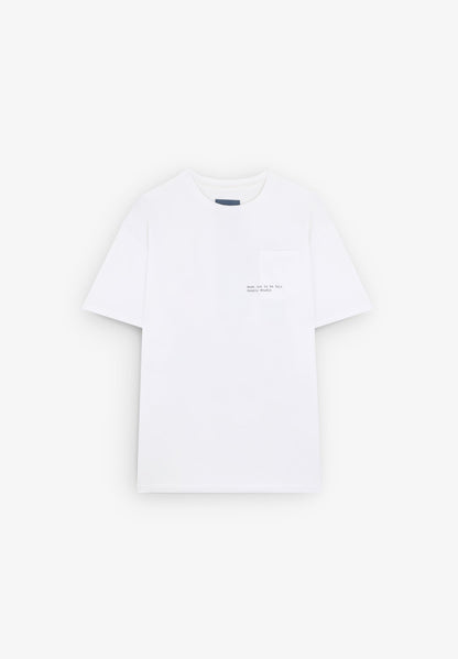 T-shirt avec poche et imprimé